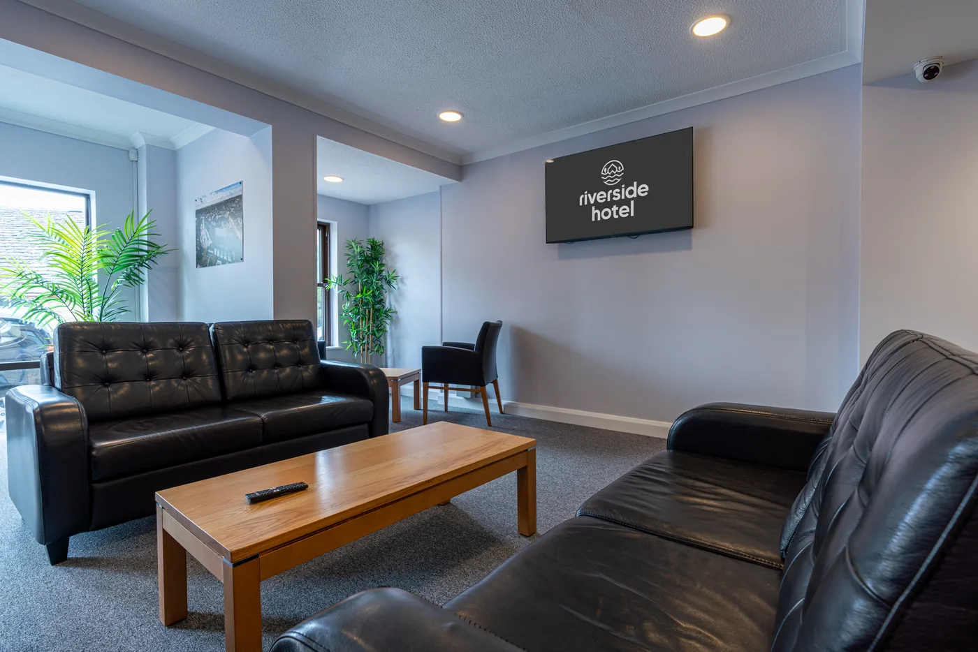 Riverside Hotel lounge seating area